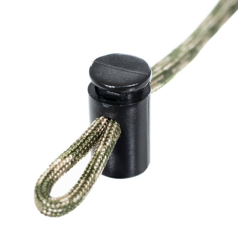 Craft County 1/4 Inch Heavy Duty Barrel Cord Lock Toggle Stop Sliders - Use with Paracord, Drawstrings, Accessory Cordage and More (10 Pack) - Image 4